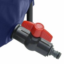 vidaXL Water Tank Blue PVC Large Collapsible Water Tank Cylindrical - $236.60