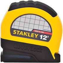 Stanley STHT30810 Lever Lock Tape Rule, 12&#39; x 1/2&quot; - $20.81