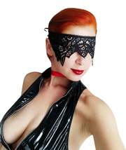 Lace Party Mask Masquerade Sexy Cosplay Wedding Bdsm Role Play Fetish Prom 0028 - £19.69 GBP