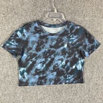 Old Navy Crop Tee Women&#39;s Small Short Sleeve Tie Dye Casual Cotton Blend S - $16.73 CAD
