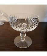 Waterford Crystal Maureen Pattern Tall Sherbet Champagne Coupe Glass 4 3/8&quot; - £37.99 GBP