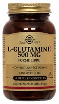 Solgar L-Glutamine 500 mg 50 Vegetable Capsules - $83.00