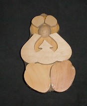 UNFINISHED Wood BEAR ready to paint Project from &quot;Crazy About Christmas&quot;... - $5.99