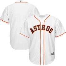 Houston Astros Blanc Majestic Refroidir Base Baseball Jersey - £108.53 GBP