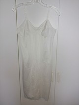 J.C. Penney Ladies FULL-LENGTH White SLIP-34(12)-100% NYLON-SINGLE LAYER-WORN 1 - £5.41 GBP