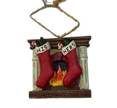 Our First Christmas Together Fireplace Ornament nwt by Midwest-CBK - £8.61 GBP