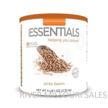 Essentials Pinto Beans 5lbs 1oz Large #10 Cans Emergency Long Term Food,... - £29.98 GBP