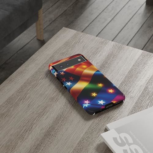 LGBTQ+ Flag Tough Phone Case, LGBT Pride Accessory, Protective Smartphone Cover, Item image 4
