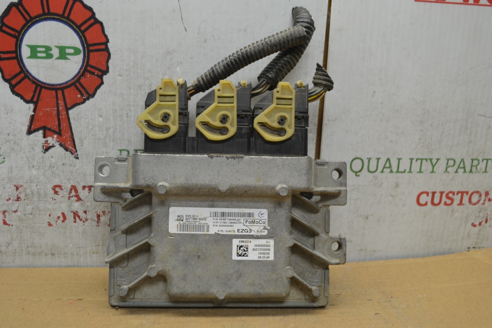 2016-19 Ford Fiesta Engine Control Unit ECU KA6A12A650AD Module 72-12C4 - $22.04
