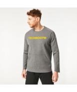 Technogym Fleece Sweatshirt Mens XL Gray Kangaroo Pockets Reflective Wor... - $49.14