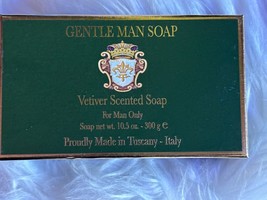 Saponificio Artigianale Fiorentino Italian Gentle Man Vetiver Hand Body Soap - £19.65 GBP