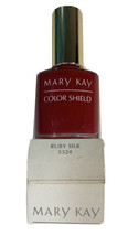 ~  NOS ~ Mary Kay Color Shield Nail Polish RUBY SILK 0.5 Ounces - £8.25 GBP