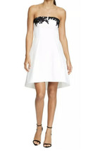 Halston Heritage Women&#39;s Dress White Ivory Strapless A-Line Size 8 MSRP ... - £55.06 GBP