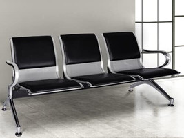 Waiting Room Chair Bench - Guest Reception Chairs for Airport Hospital Bank Salo - $329.97