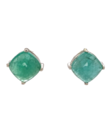 14k White Gold 4.62 Carat TW Sugarloaf Cut Genuine Emerald Stud Earrings... - €1.276,70 EUR 14k White Gold 4.62 Carat TW Sugarloaf Cut Genuine Emerald Stud Earrings... - €1.276,70 EUR