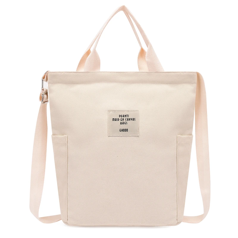 Korean Canvas Shoulder Bag Zipper Women Bags Designer Women Messenger Bag Female - £20.57 GBP