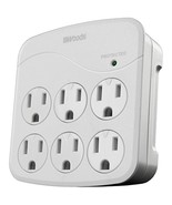 Woods 41076 Surge Protector with 6 Power, 6-Outlet 1440J of Protection - $33.39 CAD