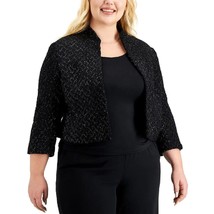 Kasper Women&#39;s Metallic Suit Separate Open-Front Blazer Jacket Plus Size NWT - £69.98 GBP