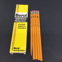 Vintage Berol Arcadia Writing Pencils Medium Soft #2 Lead 167 (4 Unused ... - £7.76 GBP