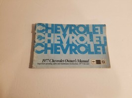 1977 Chevrolet Owner&#39;s Manual - £11.62 GBP