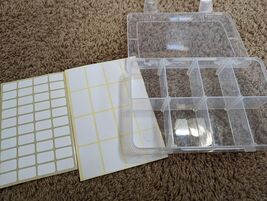 Quefe 1 Pack 8 Grids Bead Organizers and Storage Plastic Box 7.3&quot; x 4.8&quot;... - €10,31 EUR