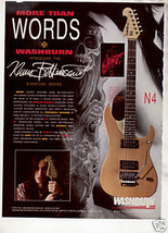 1991 NUNO BETTENCOURT WASHBURN SIGNATURE GUITAR AD - £6.38 GBP