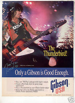 1994 Nikki Sixx Motley Crue Gibson Guitar Ad - £7.18 GBP