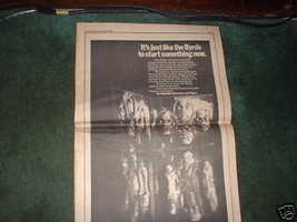 * 1971 The Byrds Byrdmaniax Poster Type Promo Ad - £19.97 GBP