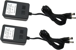 2X Black AC Power Supply Adapter for NES, SNES, Genesis1 Input: AC 110-245V Outp - £18.32 GBP