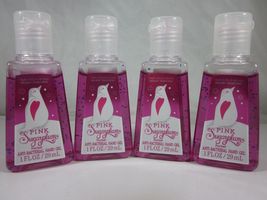 4 Bath & Body Works PocketBac Hand Sanitizer penguin label Pink Sugarplum  - $21.99
