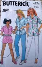 Girls Shorts Pattern Butterick 3839 Girls Shirt Shorts Pants Pattern Size 7-10 - £2.87 GBP