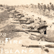 WW1 US Marine Corps Parris Island Firing Range USMC Real Photo Postcard RPPC - £41.30 GBP