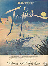 Zz Top Tejas Poster Type Ad 1977 - £7.18 GBP