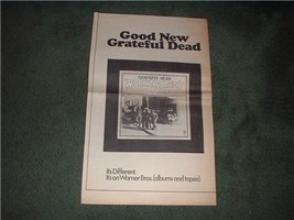 1970 Grateful Dead Workingmans Dead Poster Type Ad - £20.08 GBP