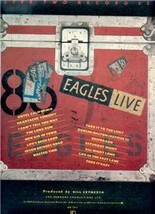 1980 EAGLES LIVE POSTER TYPE AD - $9.99