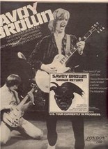 1978 Savoy Brown Savage Return Poster Type Ad - £8.03 GBP