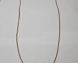 Vintage Gold Tone Dark Gray Necklace/Chain, 24&#39;&#39; - $12.34