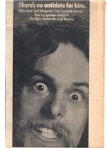 1977 Ted Nugent Cat Scratch Fever Poster Type Ad - £6.38 GBP