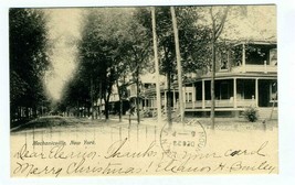 Mechanicville New York Street Scene Undivided Back  Postcard 1905 - £14.04 GBP