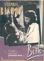 1978 STEPHEN BISHOP POSTER TYPE AD - $8.99