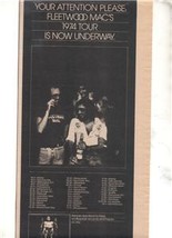 1974 Fleetwood Mac Concert Tour Promo Ad - £11.25 GBP