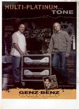 3 DOORS DOWN MATT ROBERTS JEFF GENZLER GENZ BENZ AD - £6.38 GBP