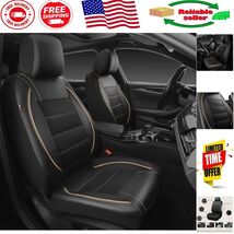 Elegant Waterproof PU Leather Front Seat Covers Set for Trucks, Vans, SU... - $90.91 CAD