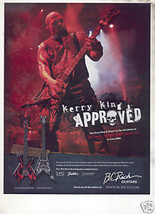 * KERRY KING SLAYER BC RICH GUITAR AD - £6.38 GBP