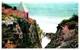 Bermuda A secluded cove Pan Am Airline Issued Postcard - £23.64 GBP