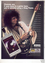 * BRIAN MAY QUEEN KORG TUNER AD - $7.99