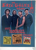* 1993 The Eric Gales Band Ernie Ball Strings Ad - £6.38 GBP