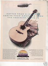 * 1993 TAKAMINE SANTA FE PSF-48C PSF48C GUITAR AD - $7.99