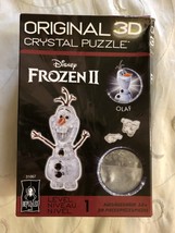 Disney Frozen II Crystal Puzzle-Olaf Snowman Original 3D Puzzle - $19.95