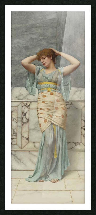 John William Godward 1894 Beauty In A Marble Room Item image 11